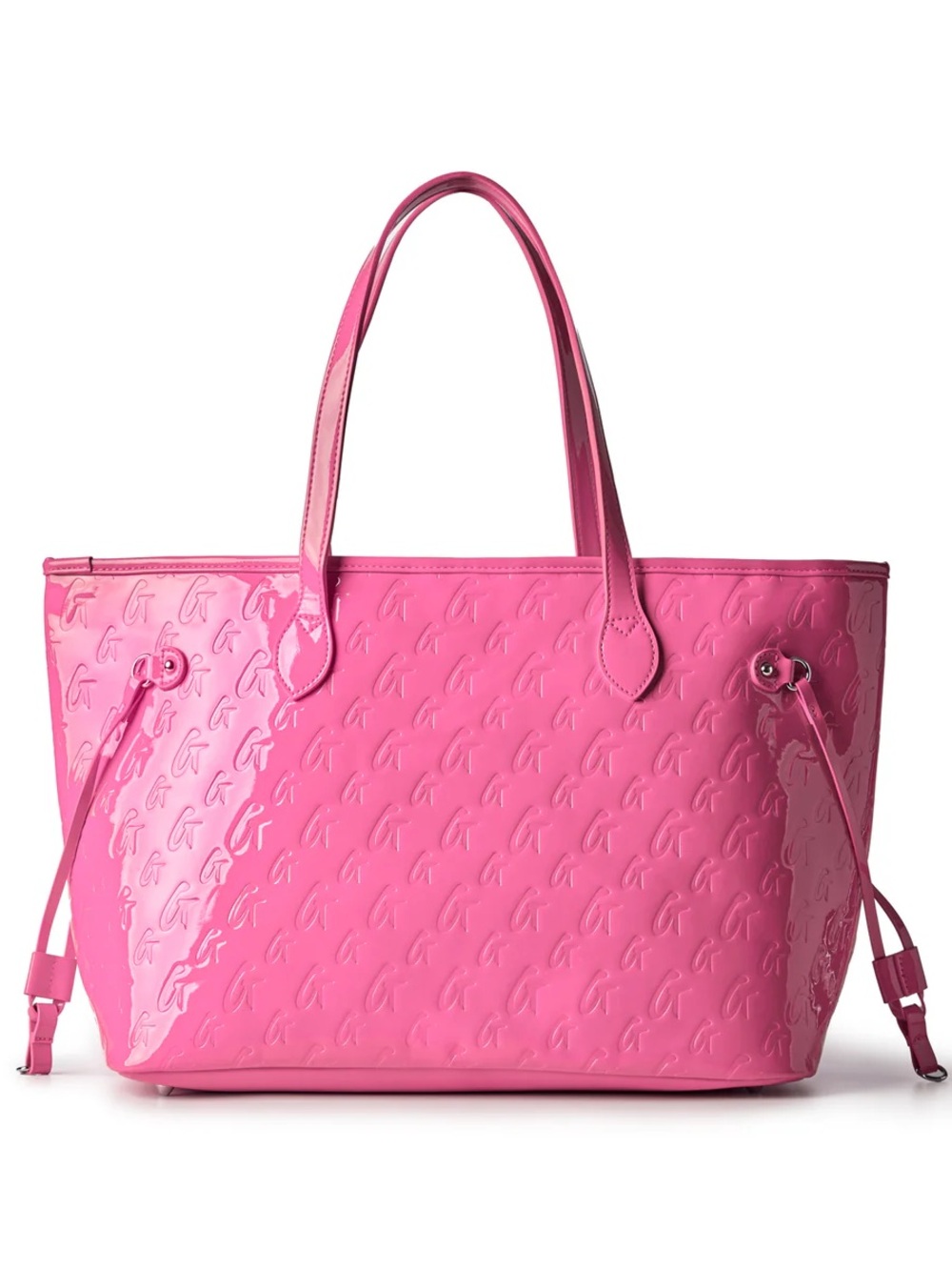 Glamaholic Monogram Glam Tote - w/o wristlet - Hot Pink